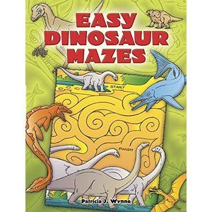 Easy Dinosaur Mazes (Dover Childrens Activity Books) (Paperback)